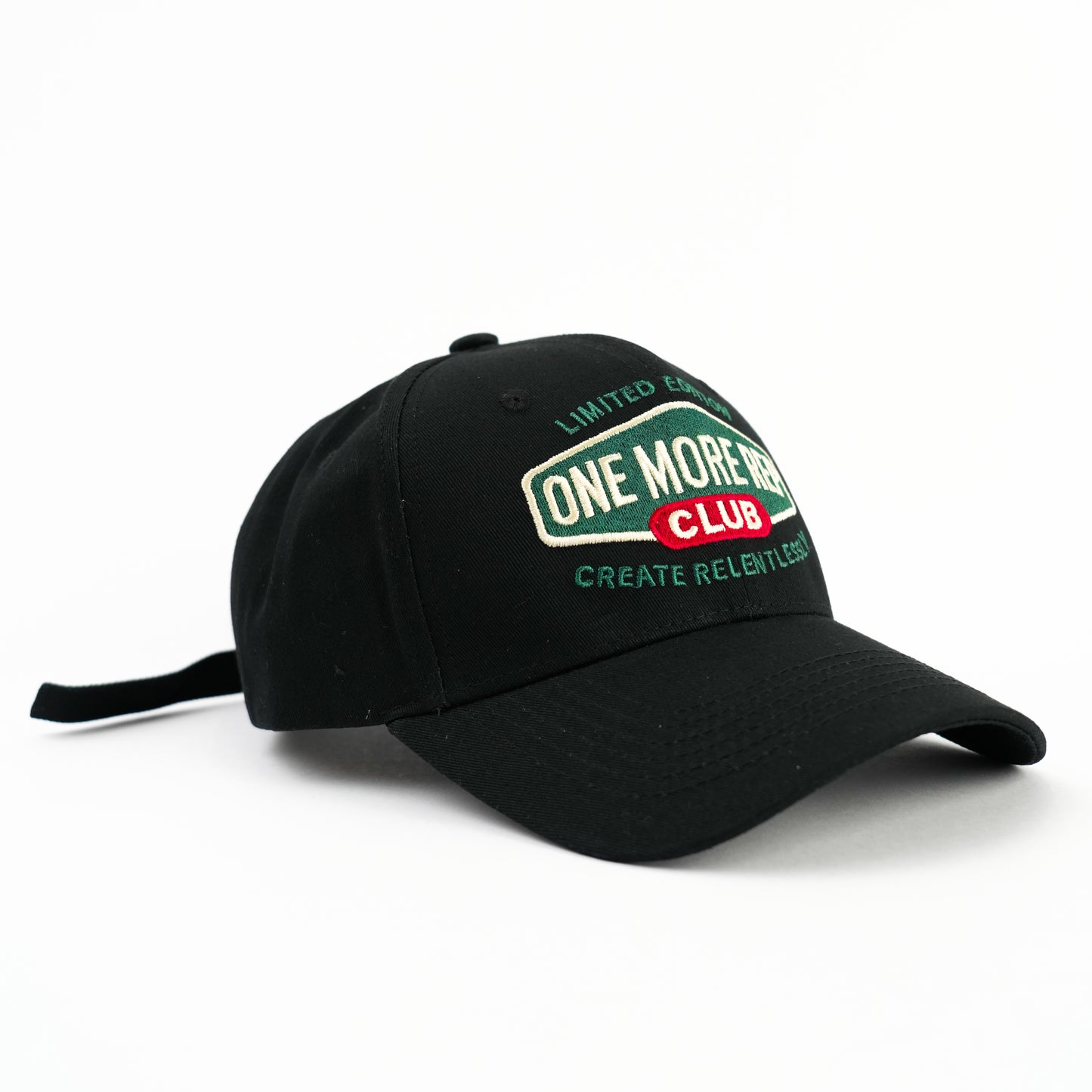 One More Rep Club Dad cap limited edition curved brim